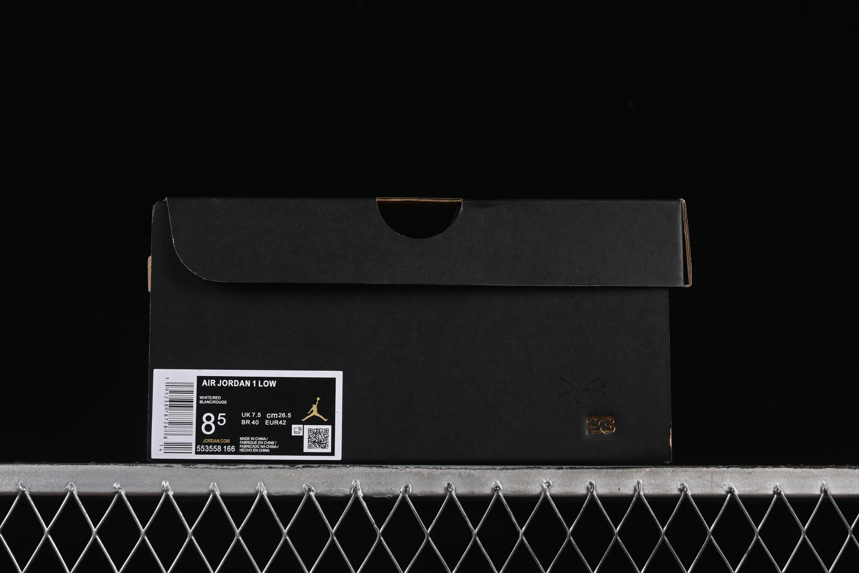 All categories Air Jordan Jordan series basketball shoes Air Jordan 1 Low Air Jordan 1 Low AJ1 Joe 1 white and red color low-top cultural and casual sneakers 553558-166